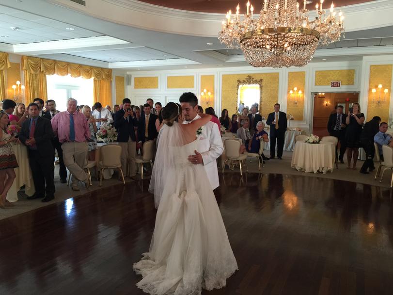 Paige and Kevin Taney with their 1st Dance